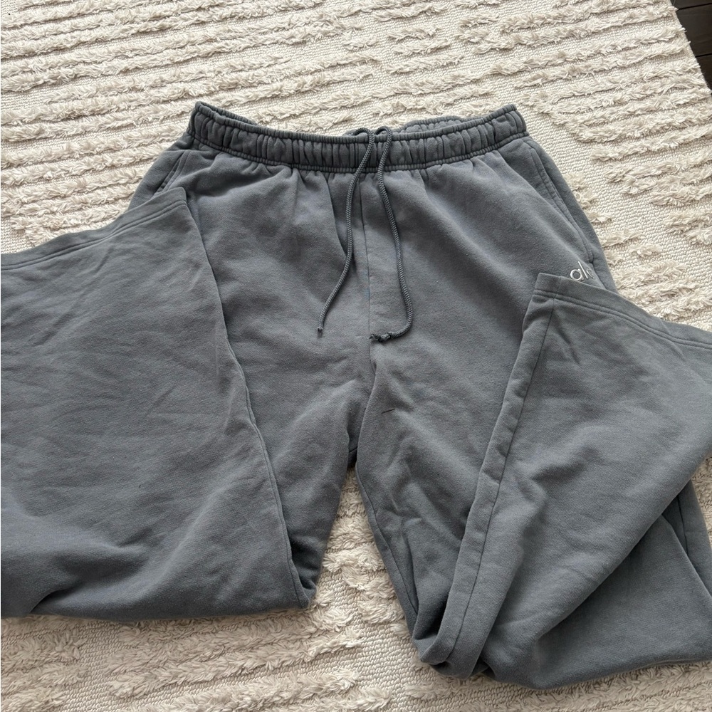 ALO Yoga Gray Wide Leg Pants